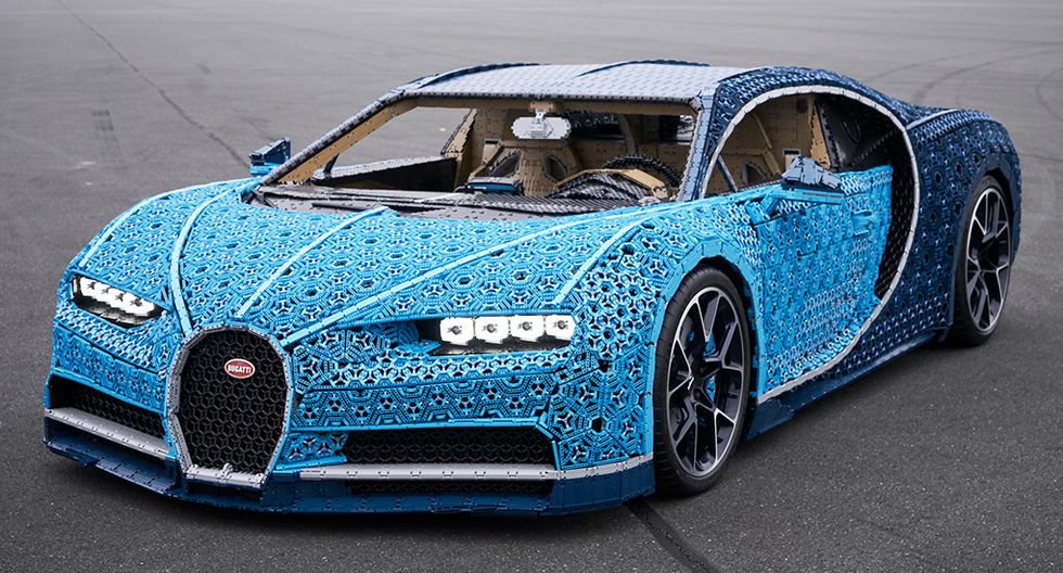 Bugatti Chiron byggdes av miljontals Legobitar