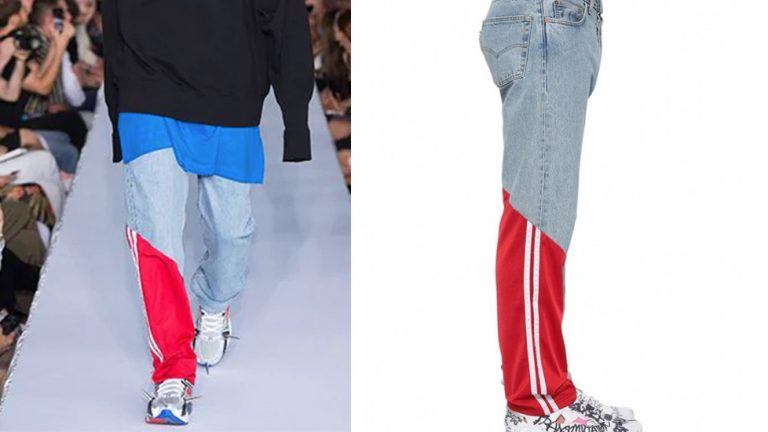 Picture: Vetements och Levi’s blandar jeans med mjukisbyxor i nytt samarbete