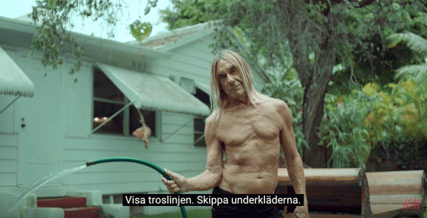 H&M och Iggy Pop uppmanar folk att återvinna sina kläder