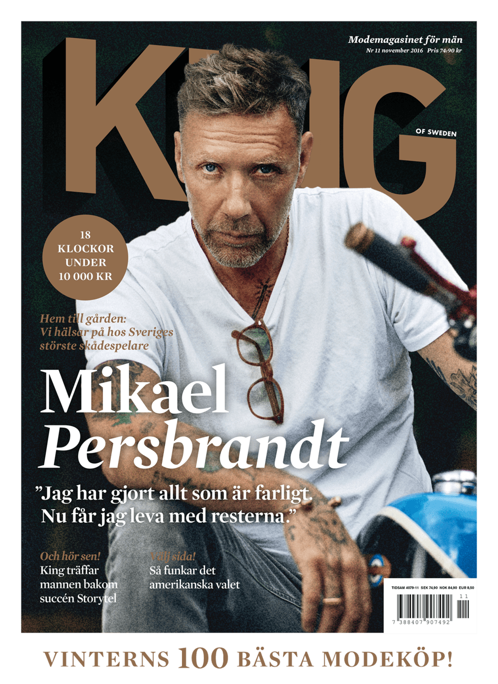 Mikael Persbrandt: Jag har tjänat alldeles för lite på Gunvald