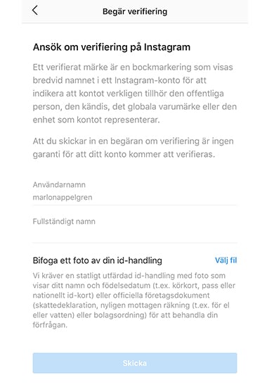 Nu kan du ansöka om kändisskap på Instagram
