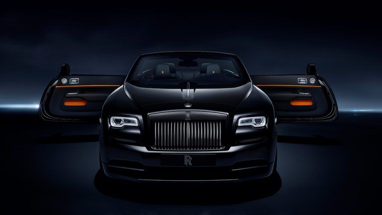 Picture: King testkör lyxcabrioleten Rolls-Royce Black Badge Dawn