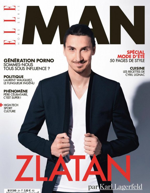 Zlatan möter Karl Lagerfeld