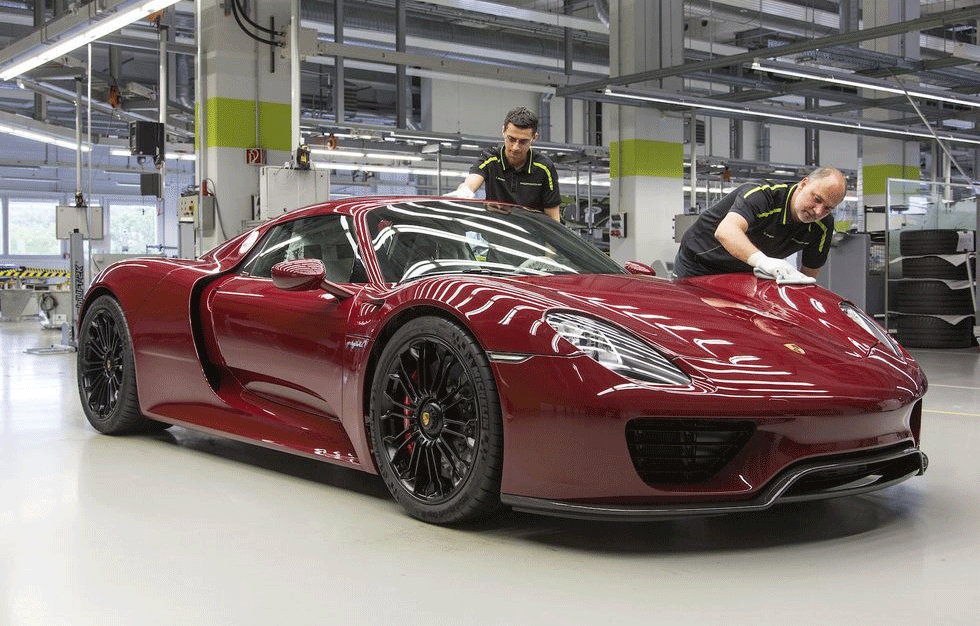 10 saker du inte visste om hur en Porsche 918 Spyder byggs