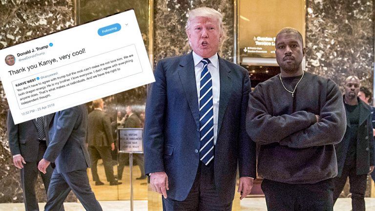 Picture: Är Kanye Wests kommentarer om Trump och slaveri konst?