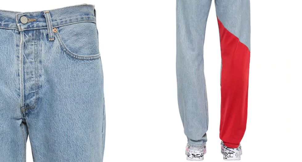 Vetements och Levi's blandar jeans med mjukisbyxor i nytt samarbete