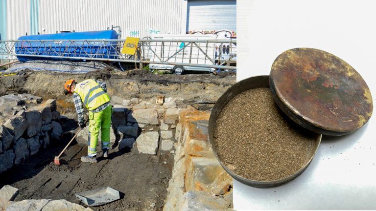 Picture: Arkeologer har hittat 300 år gammalt snus i Norrköping