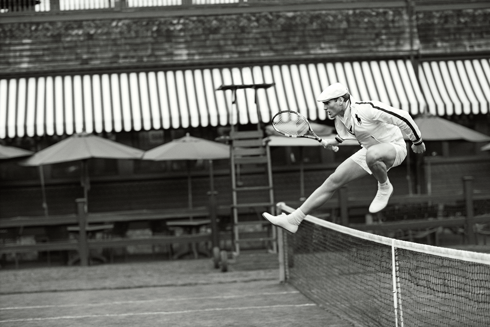 Ralph Lauren firar 10 år som tennisproffs