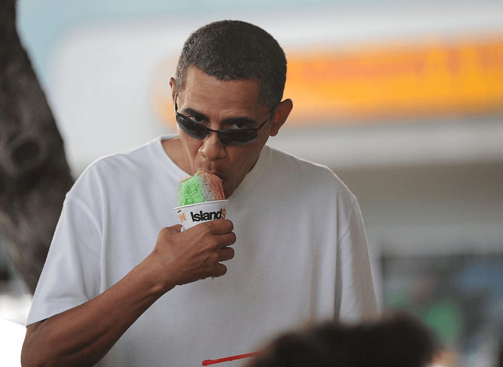 Obamas dröm efter Vita huset: Sälja t-shirts på Hawaii