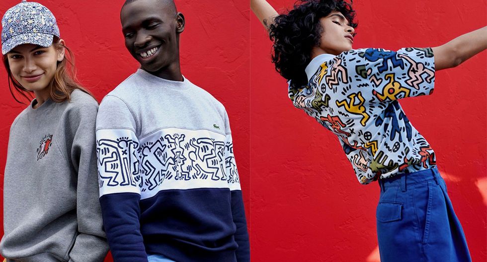 Lacoste släpper konstnärligt samarbete med Keith Haring