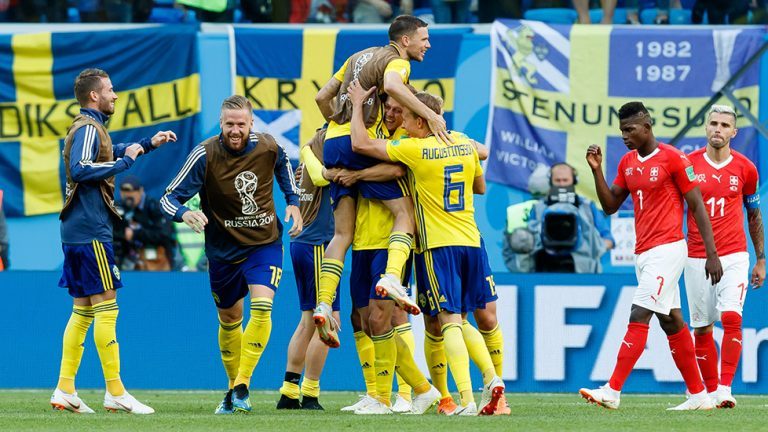 Picture: Sverige till kvartsfinal i VM – för femte gången någonsin