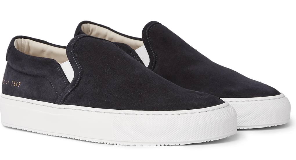 Svarta slip-ons från Common Projects.