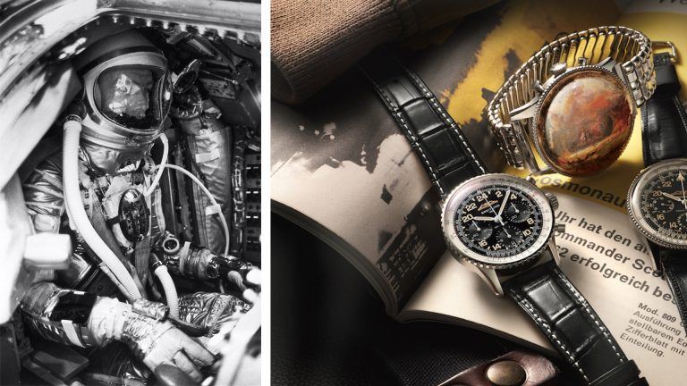 Picture: Breitling lanserar ny Navitimer Cosmonaute – det första schweiziska armbandsuret i rymden