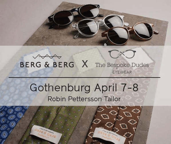 TBD Eyewear x Berg & Berg Trunk Show i Göteborg