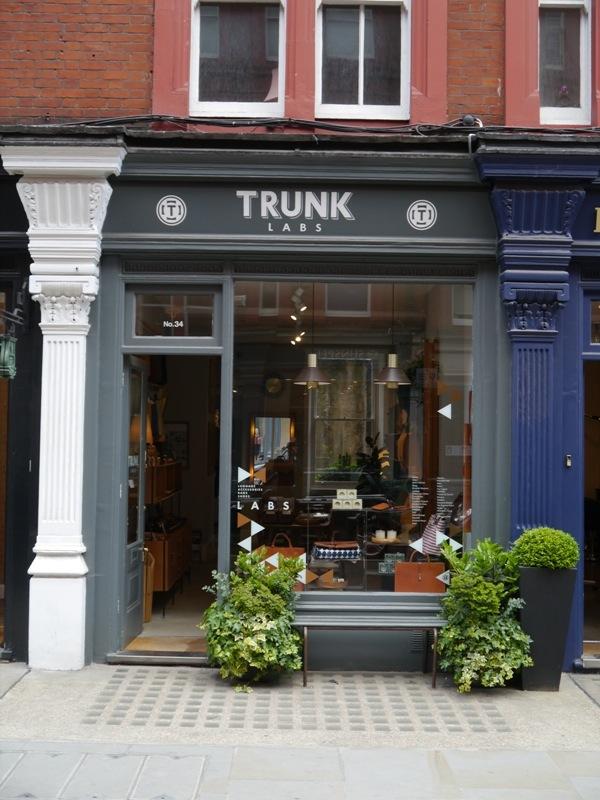 Butiksbesök hos Trunk Clothiers i London