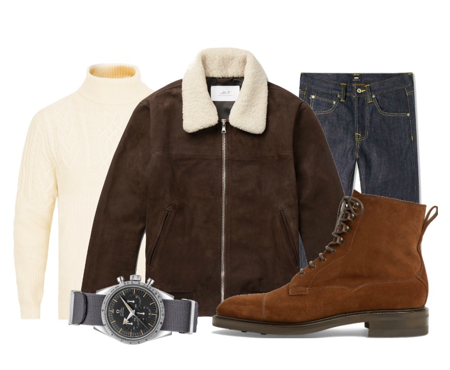 Fredagsinspiration - Suede Shearling