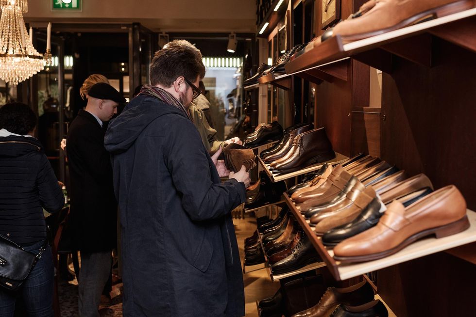 Vimmelbilderna från vårt Black Friday-event hos Crockett & Jones