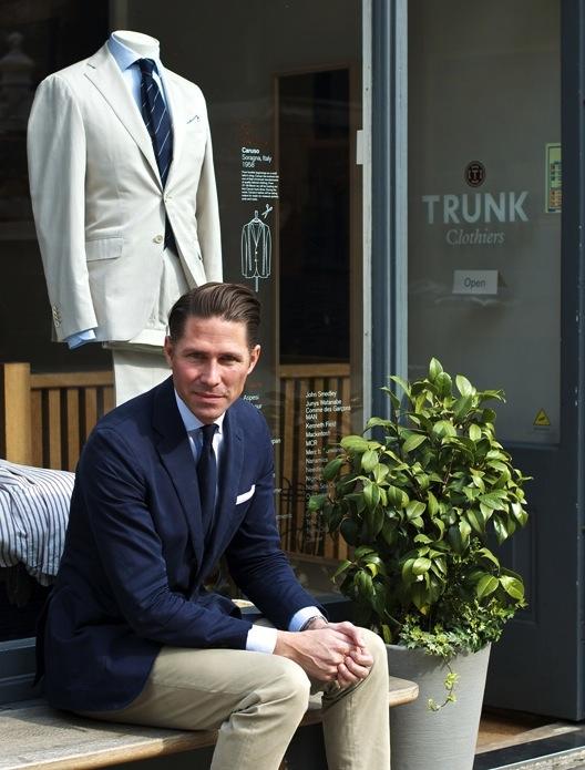 Butiksbesök hos Trunk Clothiers i London