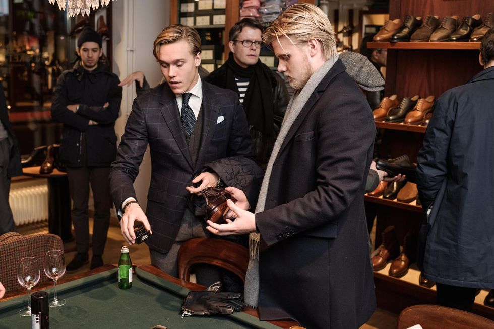 Vimmelbilderna från vårt Black Friday-event hos Crockett & Jones