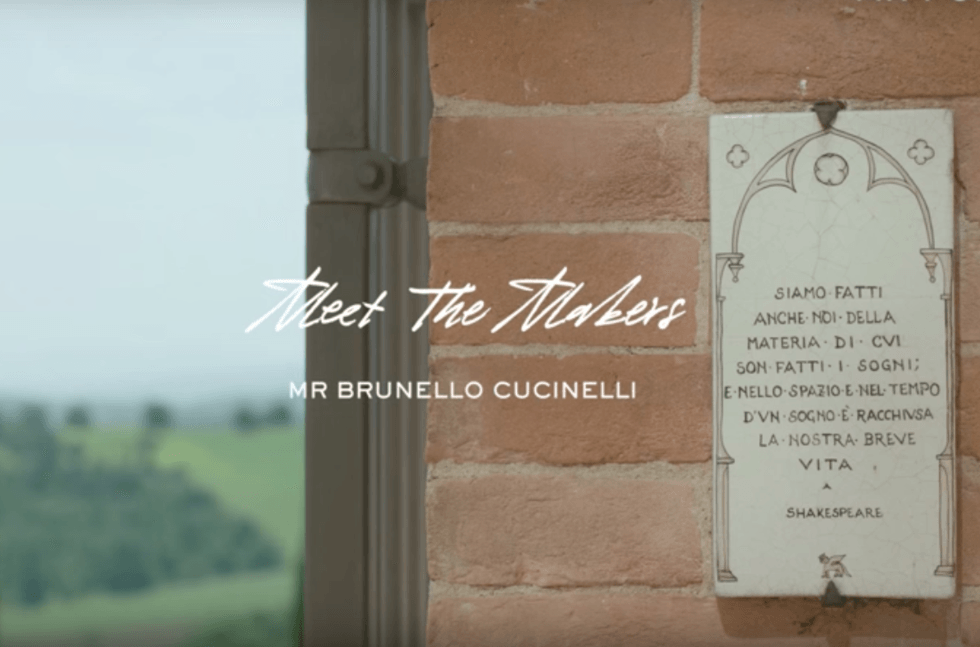 Veckans videotips - Behind the brand - Brunello Cucinelli