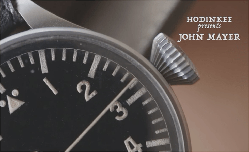 Veckans Videotips - John Mayer om IWC Big Pilot